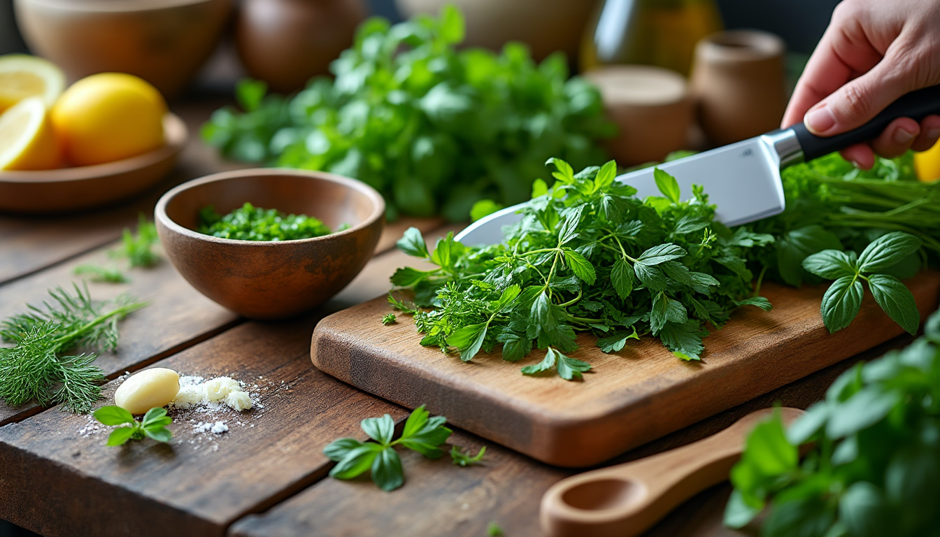 découvrez nos astuces simples et savoureuses pour préparer une sauce aux herbes fraîches halal, idéale pour accompagner vos plats. réveillez vos recettes avec des herbes savamment choisies et apportez une touche de fraîcheur à vos repas.