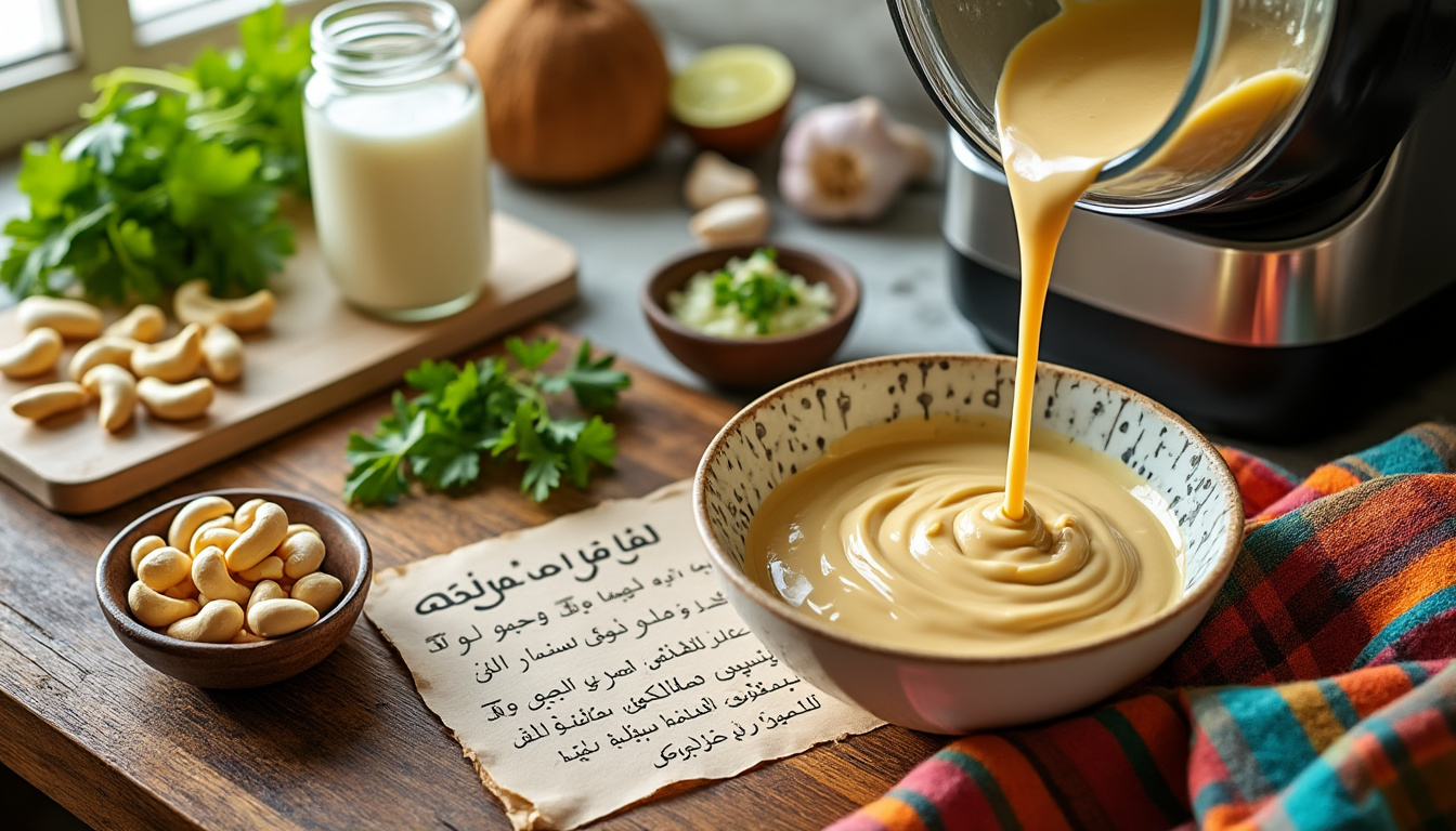 découvrez une délicieuse recette halal pour préparer une sauce onctueuse aux noix de cajou. parfaite pour accompagner vos plats, cette astuce culinaire vous permettra de ravir vos invités avec une sauce savoureuse et facile à réaliser.