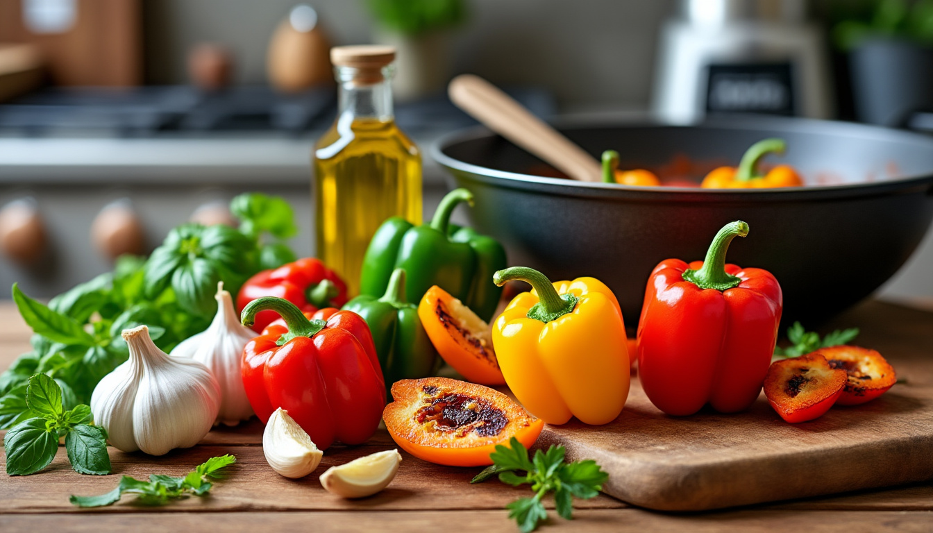 découvrez notre astuce simple et délicieuse pour préparer une sauce aux poivrons rôtis halal. idéale pour rehausser vos plats, cette recette facile à suivre vous assurera des saveurs authentiques et gourmandes, tout en respectant vos convictions culinaires.