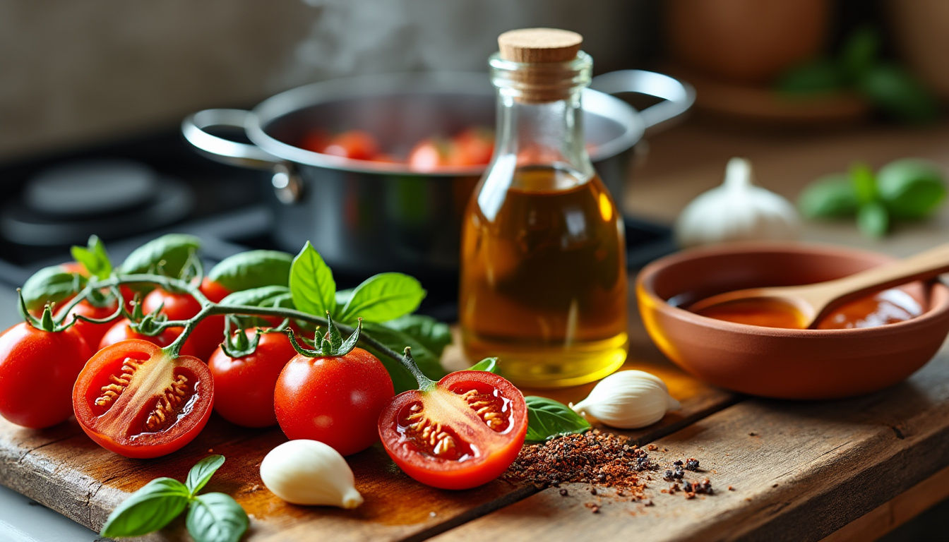 découvrez notre astuce simple et savoureuse pour préparer une sauce aux tomates confites halal. idéale pour sublimer vos plats, cette recette met en avant des ingrédients authentiques et respecte toutes les règles culinaires halal.