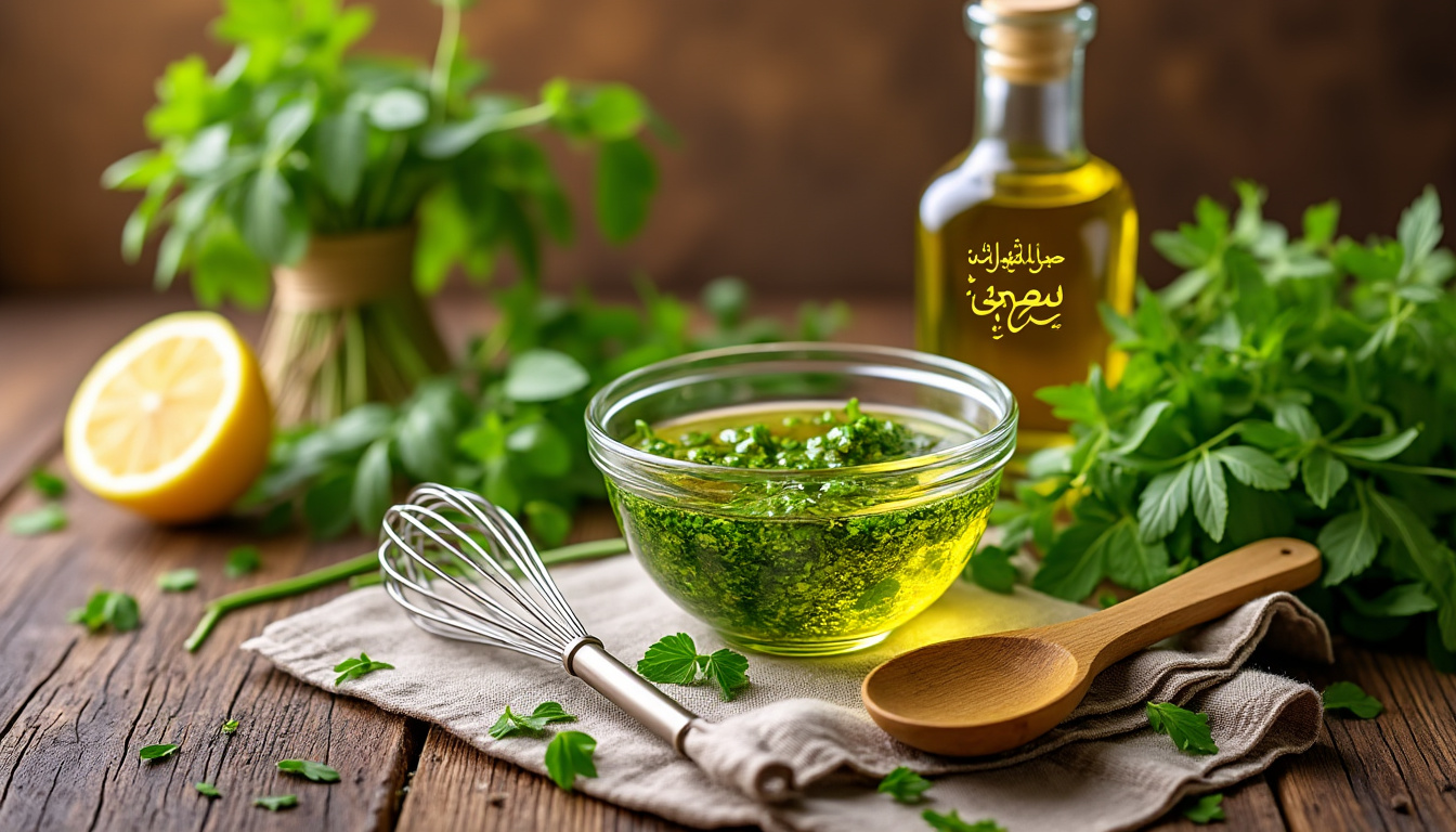 découvrez comment préparer une vinaigrette légère aux herbes halal avec nos astuces simples et rapides. parfaite pour rehausser vos salades tout en respectant vos choix alimentaires.