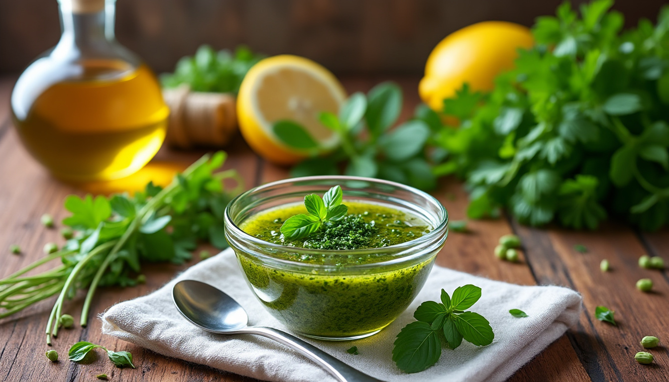 découvrez notre astuce simple et rapide pour préparer une vinaigrette légère aux herbes, parfaite pour vos salades et plats. suivez nos conseils pour une touche d'originalité dans vos recettes tout en respectant les principes halal.
