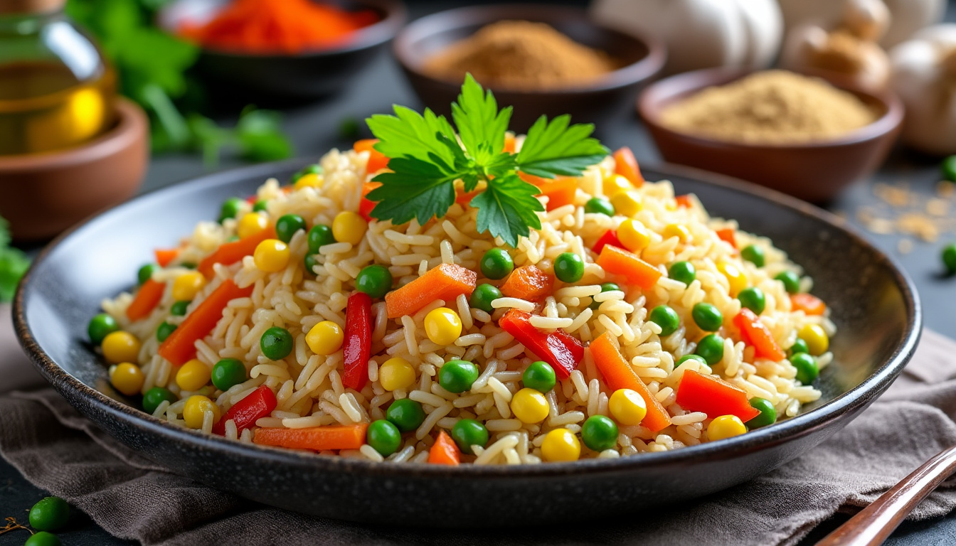 découvrez notre astuce incontournable pour préparer un délicieux riz aux légumes variés halal. suivez nos conseils simples et savoureux pour un plat coloré qui ravira vos convives !