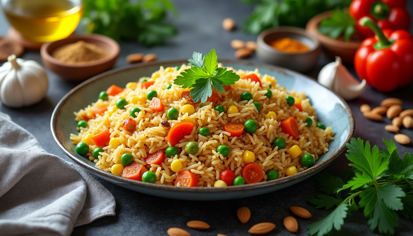 découvrez nos astuces pour préparer un délicieux riz aux légumes variés, savoureux et halal. suivez nos conseils pratiques pour allier goût et simplicité, et régalez vos convives avec ce plat coloré et nutritif.