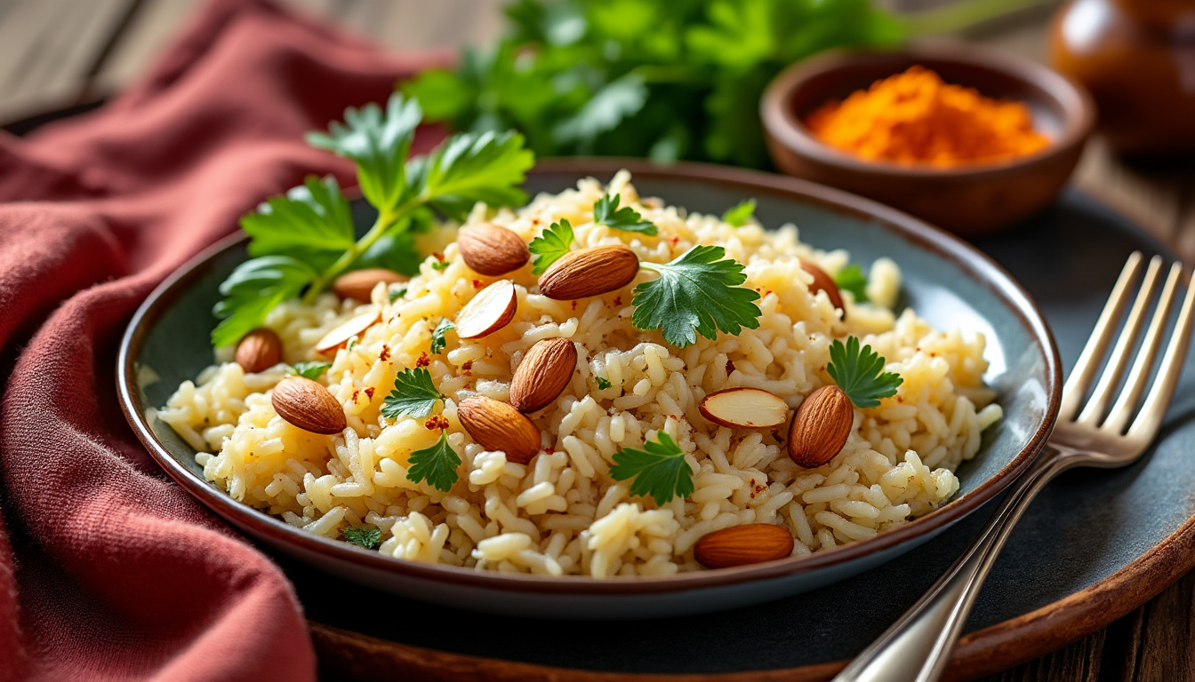 découvrez nos astuces infaillibles pour préparer un délicieux riz pilaf aux amandes halal. suivez nos conseils pour un plat savoureux et parfumé qui ravira vos convives !