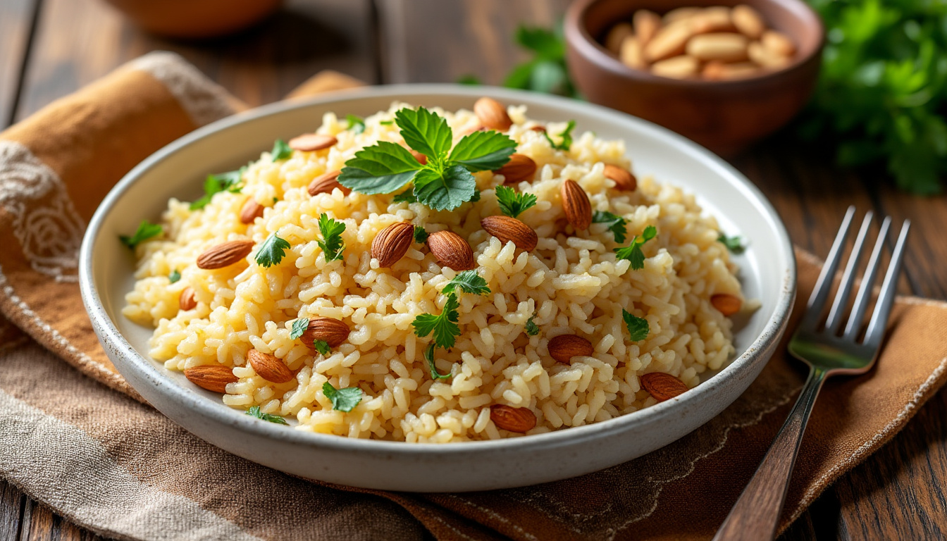 découvrez notre astuce infaillible pour réussir un délicieux riz pilaf aux amandes halal. suivez nos conseils simples et savoureux pour un plat parfait qui enchante vos convives tout en respectant vos valeurs culinaires.