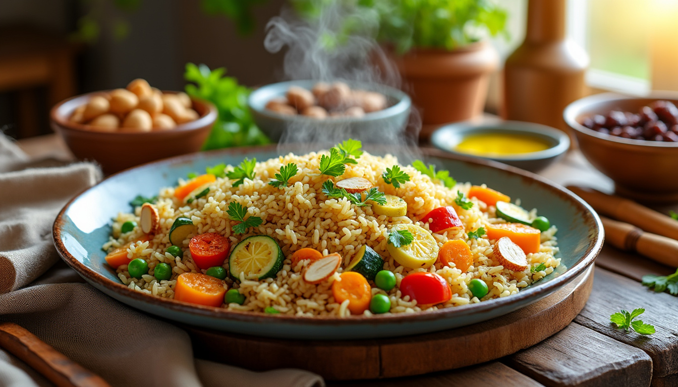 découvrez notre astuce facile pour préparer un délicieux riz pilaf aux légumes halal. suivez nos conseils étape par étape pour un plat savoureux et parfaitement cuit, idéal pour vos repas en famille ou entre amis.