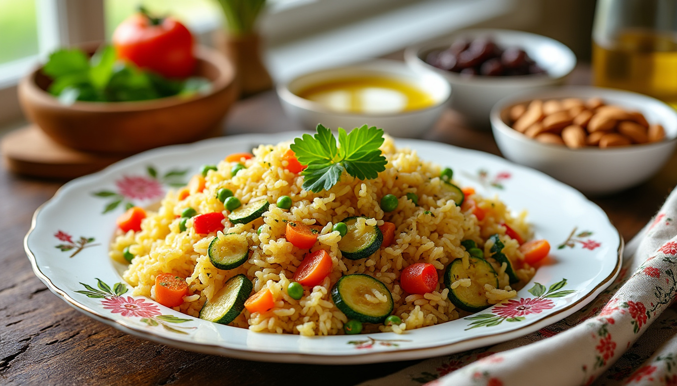 découvrez nos meilleures astuces pour réussir un délicieux riz pilaf aux légumes halal. apprenez à marier parfaitement les saveurs et à maîtriser la cuisson pour un plat savoureux et réconfortant qui ravira vos convives.