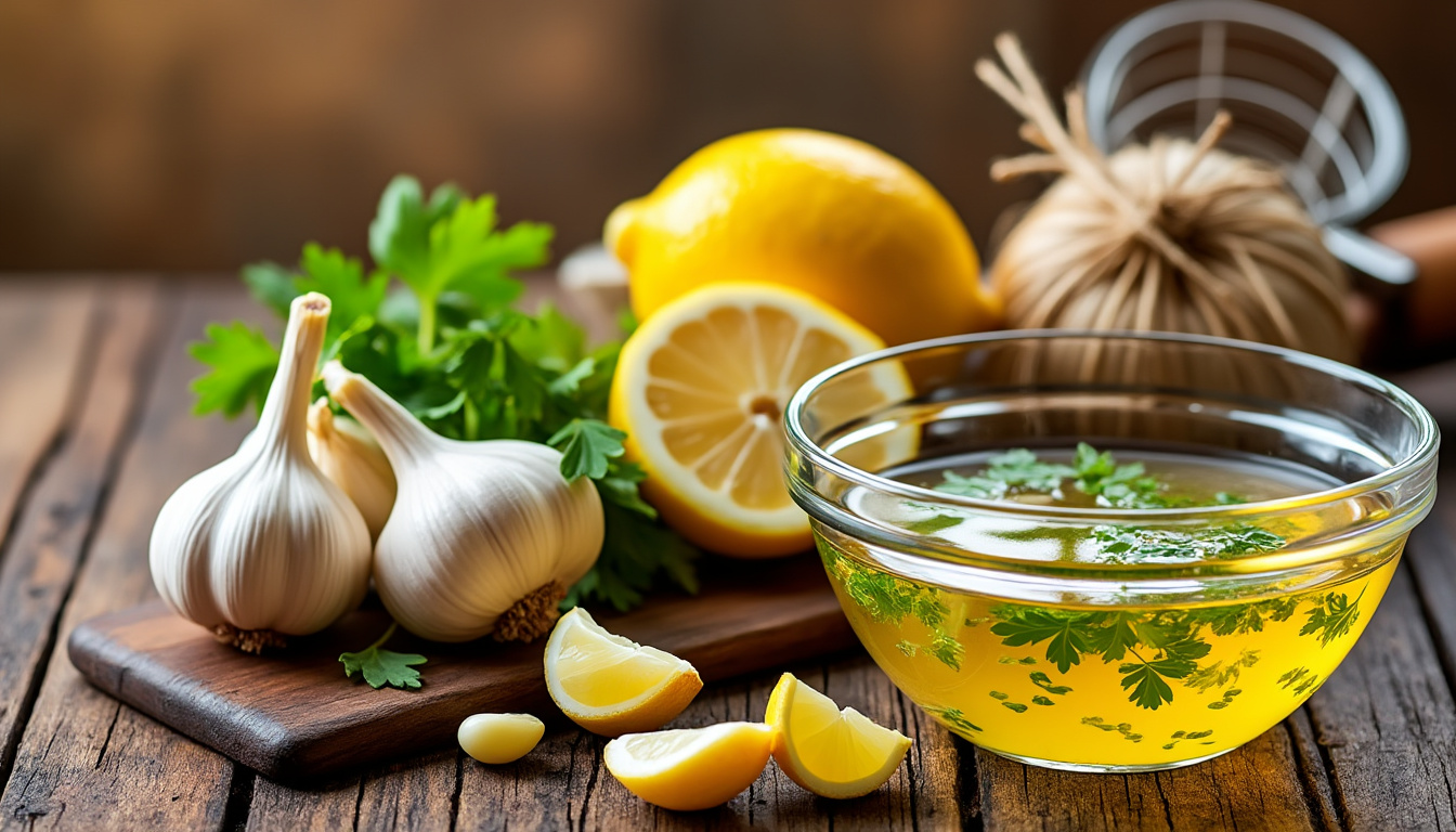 découvrez nos astuces pour réussir une marinade savoureuse à l'ail et au citron, parfaitement adaptée aux recettes halal. apprenez les techniques essentielles pour rehausser le goût de vos viandes et légumes avec des ingrédients simples et frais.