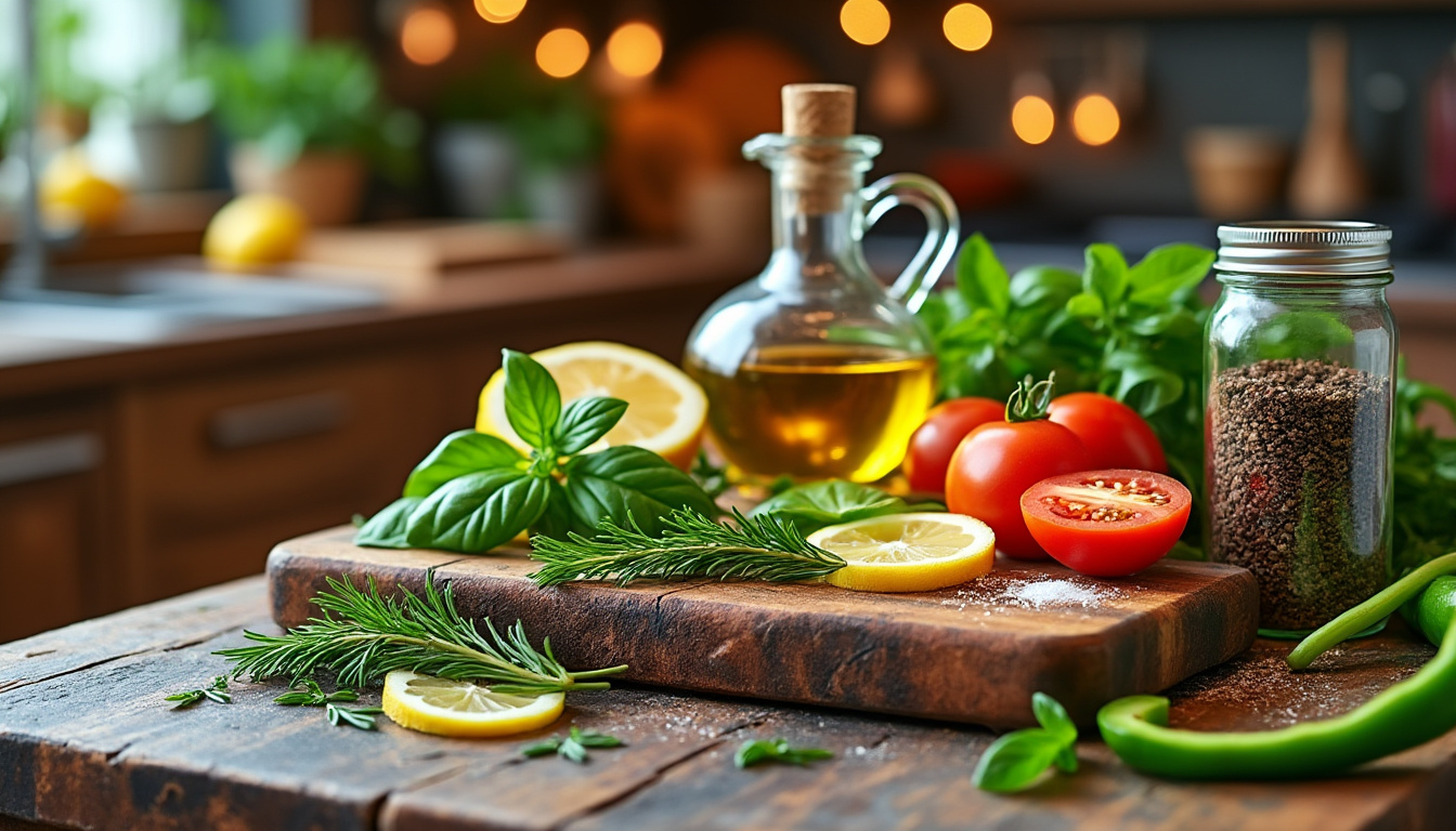 découvrez nos astuces incontournables pour réussir une marinade aux herbes méditerranéennes halal. apprenez à marier les saveurs et à sublimer vos plats avec des ingrédients frais et aromatiques, idéaux pour vos viandes et légumes. réveillez vos recettes avec cette touche méditerranéenne authentique !