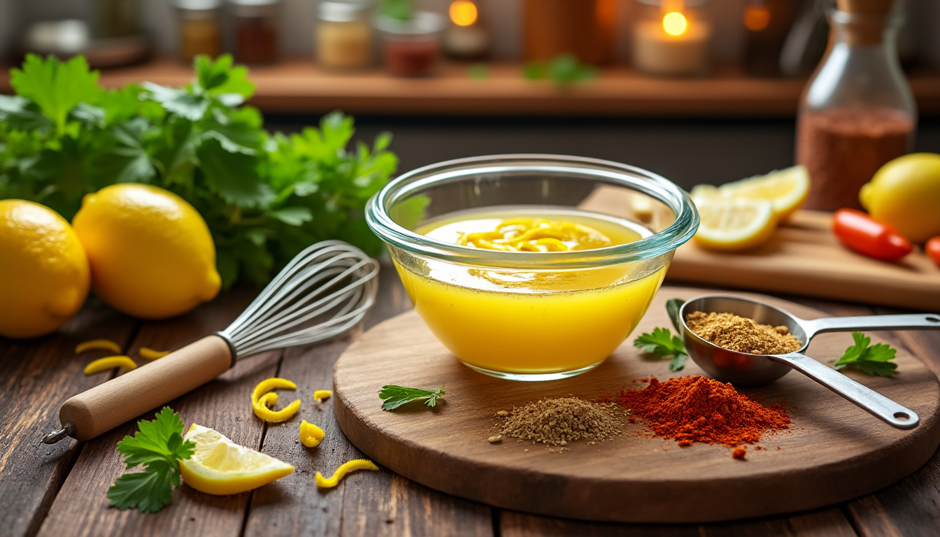 découvrez nos astuces incontournables pour réussir une marinade citronnée halal, qui rehaussera vos plats avec une touche de fraîcheur et de saveur. apprenez à marier les ingrédients pour une expérience culinaire inoubliable !
