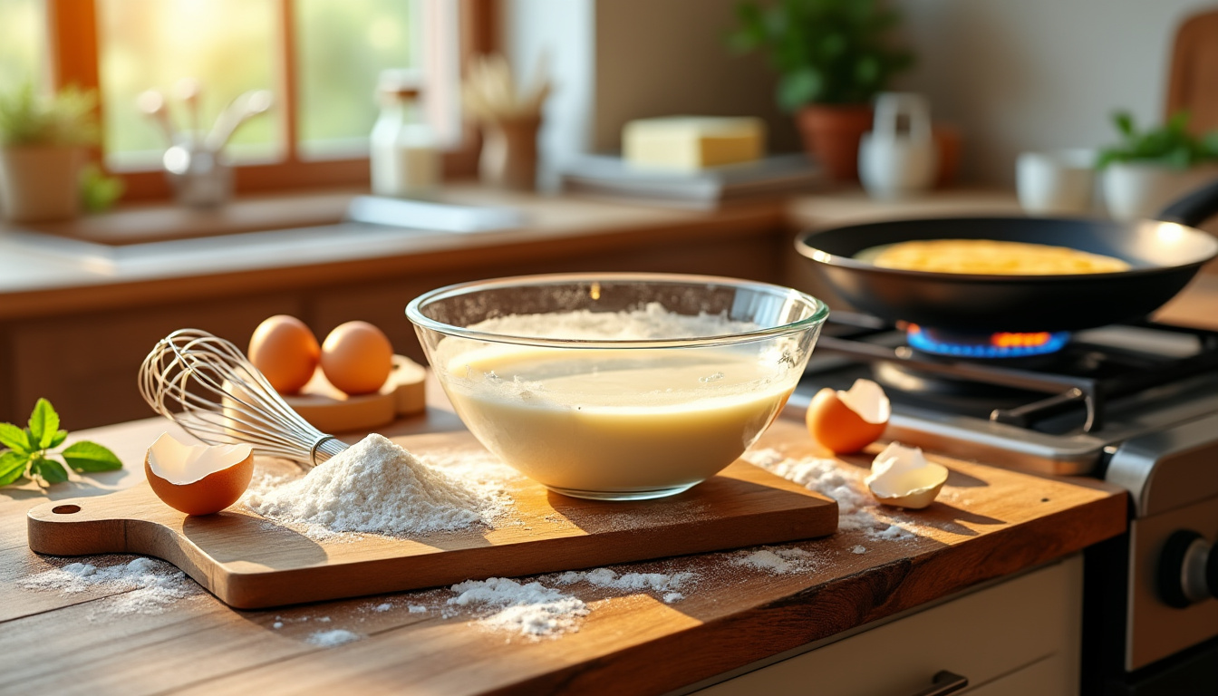 découvrez notre astuce infaillible pour réaliser une pâte à crêpes légère et délicieuse, entièrement halal. profitez de recettes simples et de conseils pratiques pour impressionner vos invités avec des crêpes moelleuses et savoureuses.