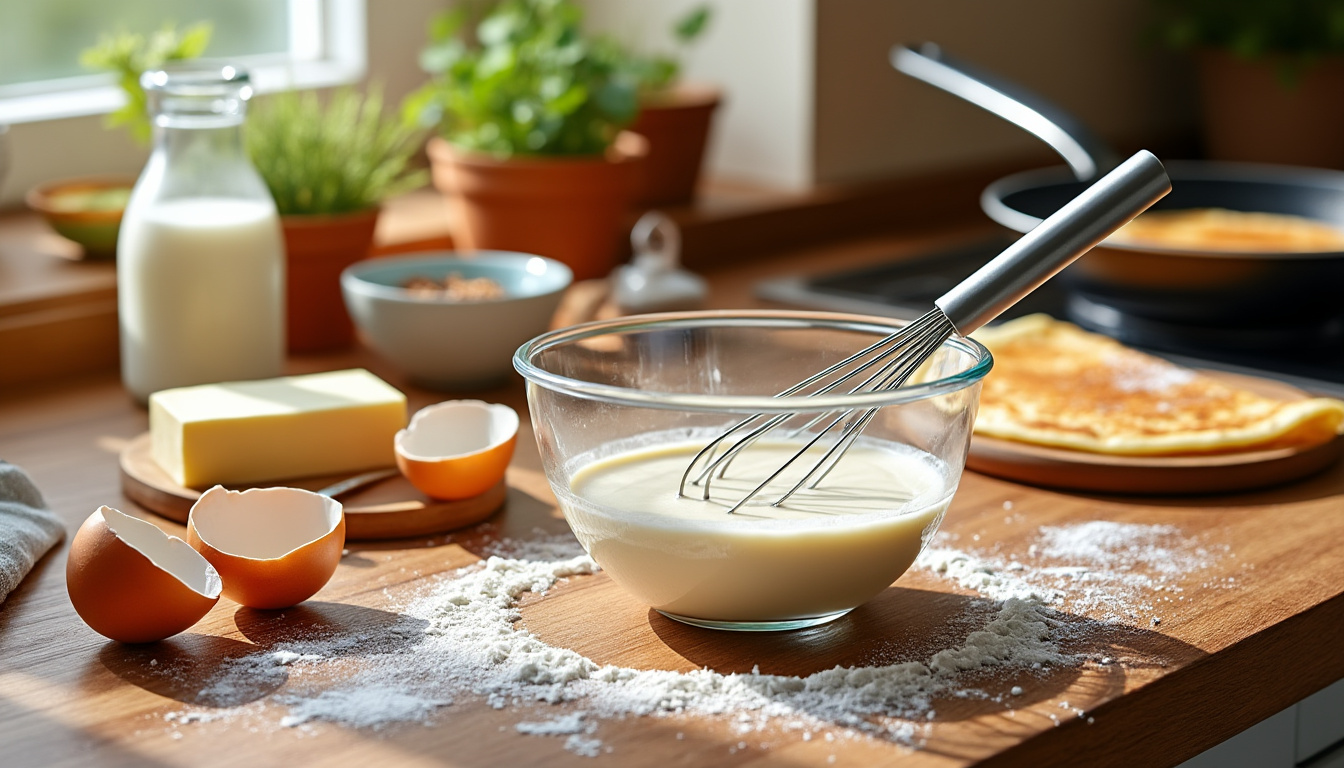 découvrez nos astuces infaillibles pour réaliser une pâte à crêpes légère et halal. idéale pour des moments gourmands en toute sérénité, apprenez à préparer des crêpes délicieusement moelleuses et savoureuses, parfaites pour toutes vos recettes!