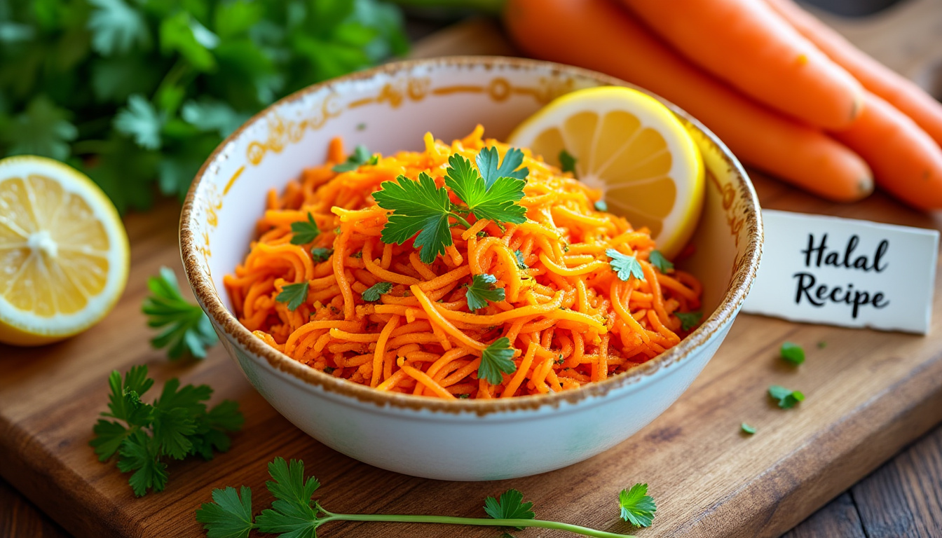 découvrez nos astuces infaillibles pour préparer une délicieuse salade de carottes râpées halal. cette recette simple et rapide met en valeur la fraîcheur des ingrédients et convient à tous vos repas, que ce soit en entrée ou en accompagnement. régalez vos convives avec une salade pleine de saveurs!