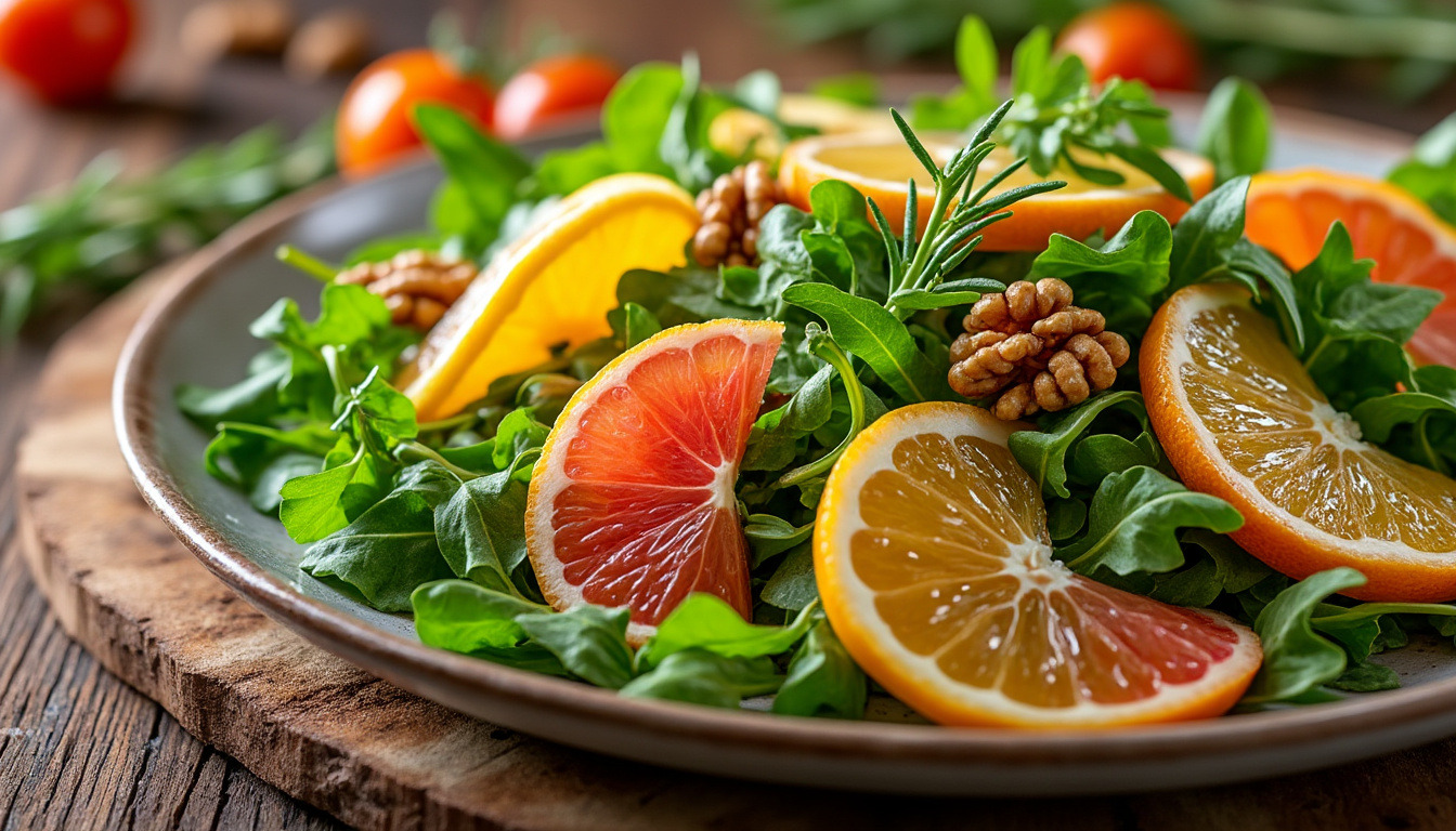 découvrez notre astuce infaillible pour préparer une délicieuse salade de roquette et agrumes, parfaitement halal. éveillez vos papilles avec des saveurs fraîches et équilibrées, idéales pour accompagner vos repas ou servir en entrée.