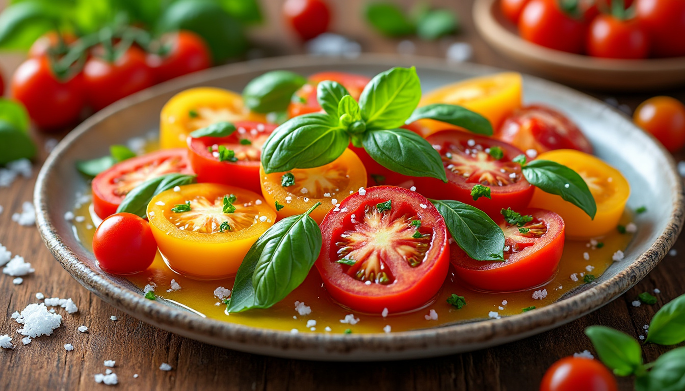 découvrez notre astuce incontournable pour réussir une délicieuse salade de tomates et basilic halal. avec des ingrédients frais et des conseils pratiques, réalisez un plat savoureux qui ravira vos convives et mettra en avant la richesse des saveurs méditerranéennes.