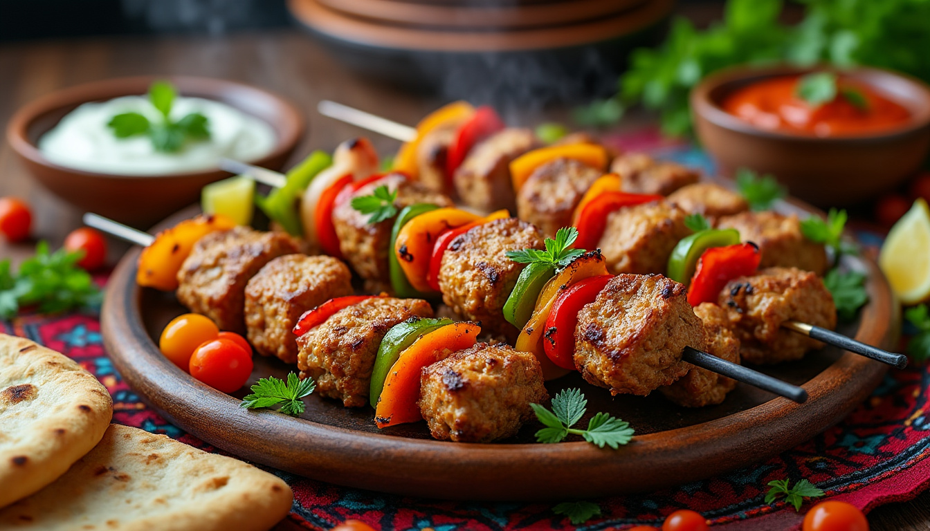 découvrez notre délicieuse recette de brochettes de kefta de poulet halal, facile à préparer et pleine de saveurs. parfaite pour un barbecue ou un repas convivial, ces brochettes allient épices aromatiques et tendreté du poulet pour ravir vos papilles. suivez notre guide étape par étape pour un plat qui impressionnera vos invités !