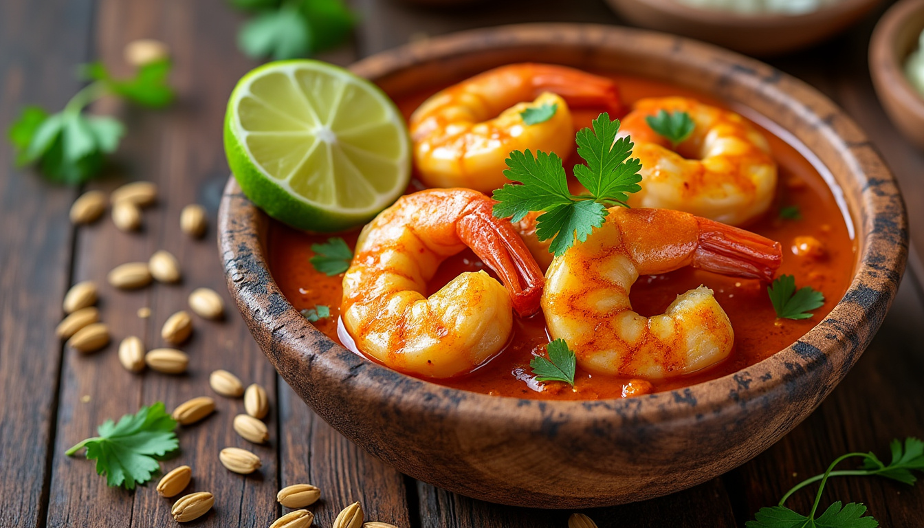 découvrez une délicieuse recette de curry de crevettes aux tomates halal, alliant saveurs exotiques et ingrédients frais. idéale pour un repas convivial, ce plat parfumé ravira vos convives grâce à sa simplicité et son goût authentique.