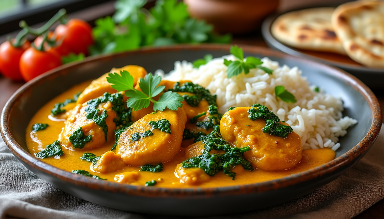 découvrez une délicieuse recette de curry de dinde aux épinards halal, parfaite pour un repas savoureux et réconfortant. suivez nos étapes simples pour préparer ce plat riche en saveurs et idéal pour partager en famille.
