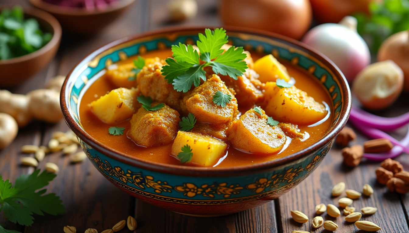 découvrez une délicieuse recette de curry de dinde aux pommes de terre halal, parfaite pour un repas savoureux et réconfortant. suivez nos étapes simples pour préparer ce plat épicé qui séduira toute la famille.