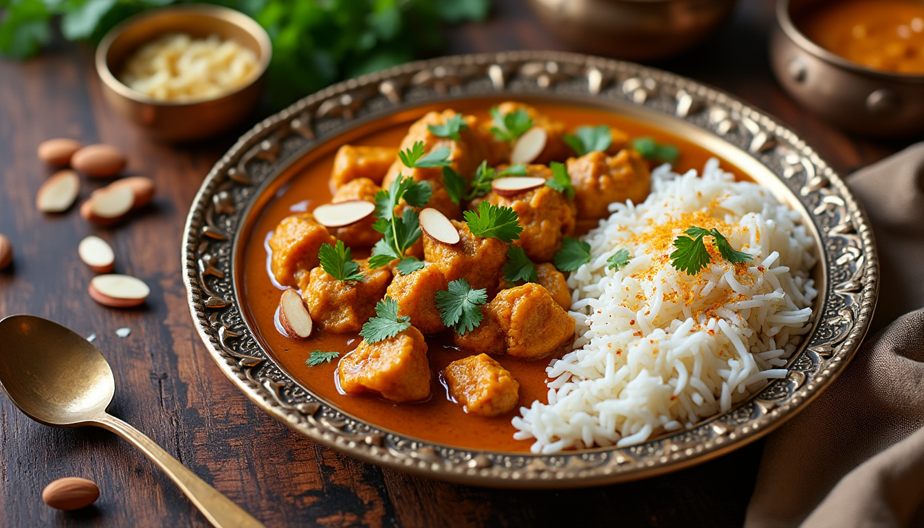 découvrez une délicieuse recette de curry de poulet aux amandes halal, alliant saveurs exotiques et textures fondantes. parfait pour régaler vos invités ou pour un repas en famille, ce plat savoureux est facile à préparer et convient à tous les palais. suivez nos étapes simples et régalez-vous !