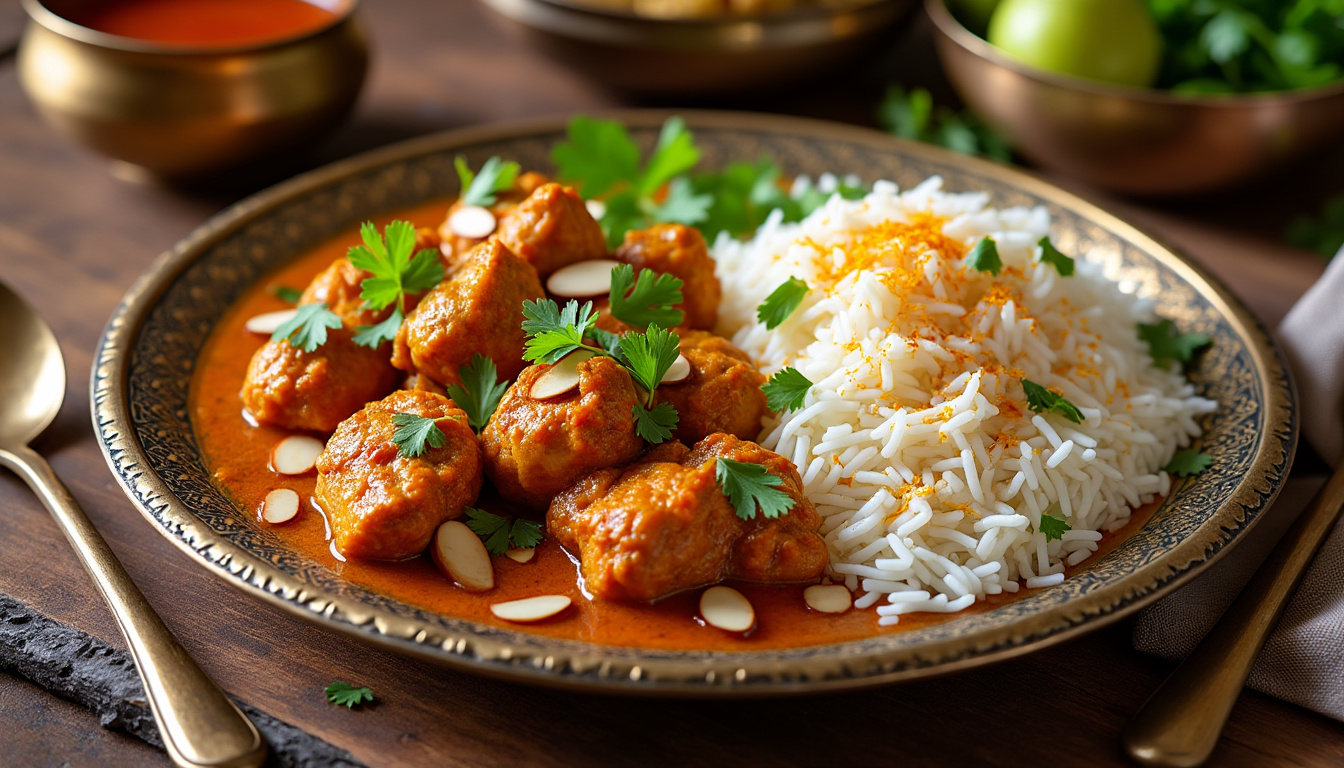 découvrez notre délicieuse recette de curry de poulet aux amandes halal, une explosion de saveurs épicées et crémeuses qui ravira vos papilles. parfaite pour un dîner en famille ou entre amis, ce plat savoureux allie tendreté du poulet et croquant des amandes. suivez nos étapes simples pour réaliser ce délice facile à préparer !