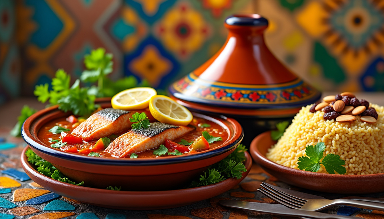 découvrez une délicieuse recette de tajine de poisson aux épices halal qui éveillera vos papilles. facile à préparer, ce plat savoureux allie les saveurs méditerranéennes et les épices parfumées pour un repas réconfortant et plein de couleurs.