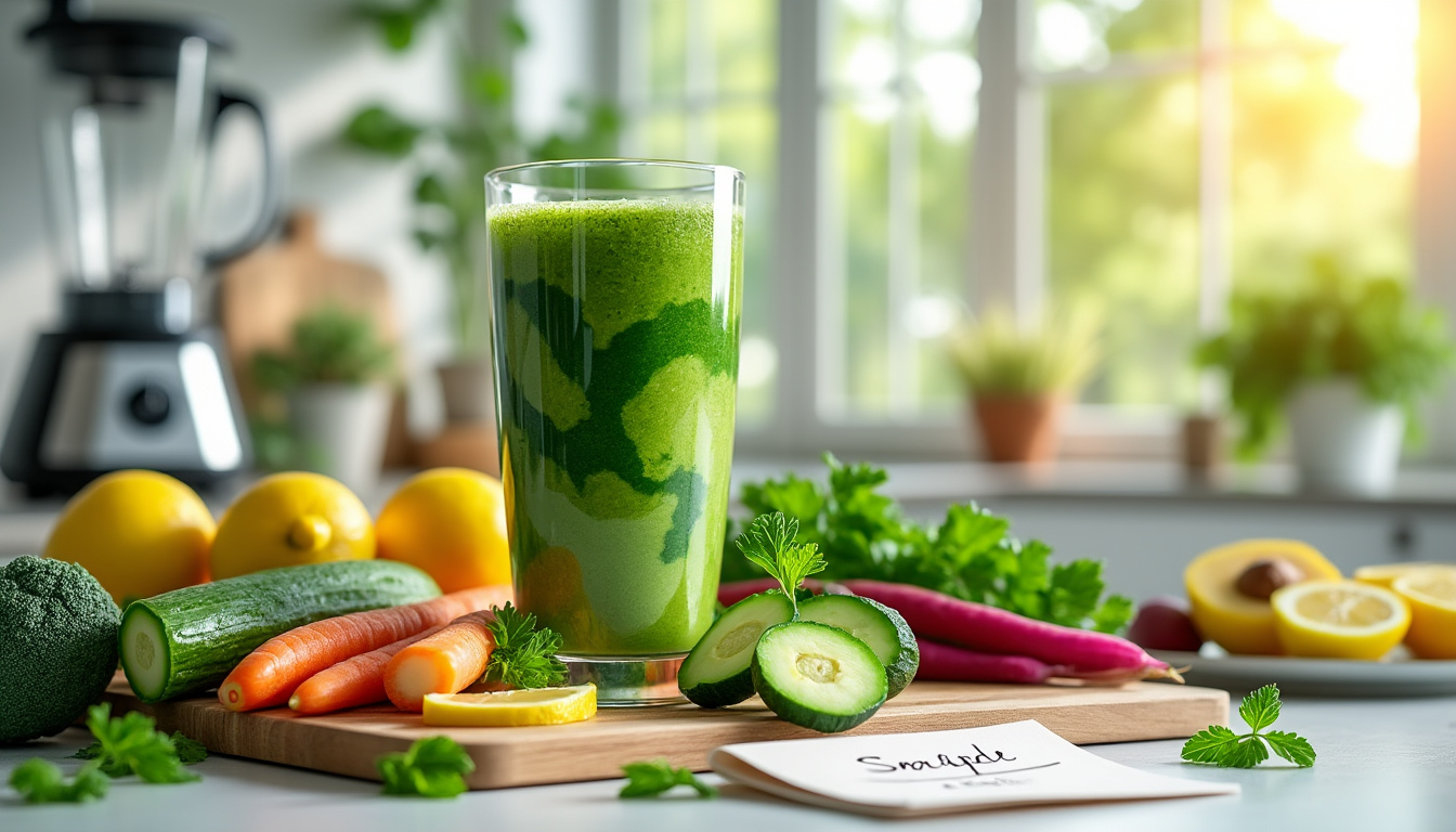découvrez notre recette facile pour préparer un délicieux smoothie détox aux légumes halal. idéal pour revitaliser votre corps, ce mélange nutritif est parfait pour une alimentation saine. suivez nos astuces pour un smoothie savoureux et équilibré qui vous fera vous sentir léger et énergisé !