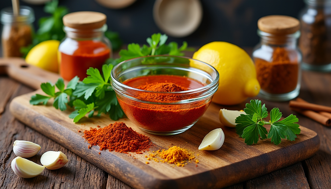 découvrez une délicieuse astuce pour préparer une marinade au paprika et citron, parfaitement adaptée aux plats halal. idéale pour rehausser vos viandes et légumes, cette recette simple et savoureuse ajoutera une touche d'originalité à vos repas.