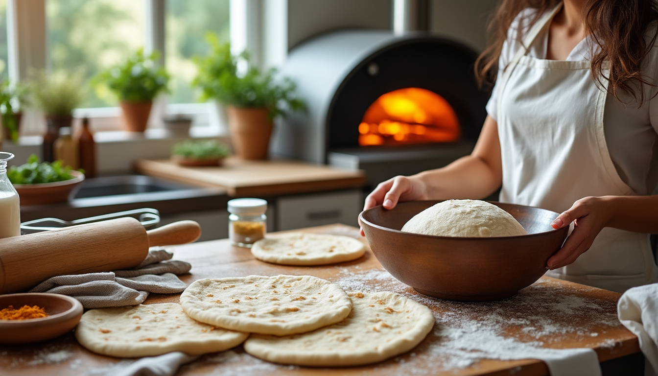 découvrez notre astuce simple et rapide pour préparer une délicieuse pâte à pain naan maison, halal et authentique. suivez nos conseils pour obtenir une texture parfaite et savourez ce pain indienne dans le confort de votre cuisine.