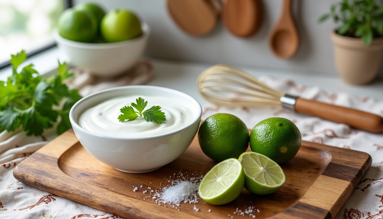 découvrez une astuce simple et rapide pour préparer une délicieuse sauce au yaourt et citron vert, parfaite pour accompagner vos plats halal. apportez une touche de fraîcheur à vos repas avec cette recette incontournable!