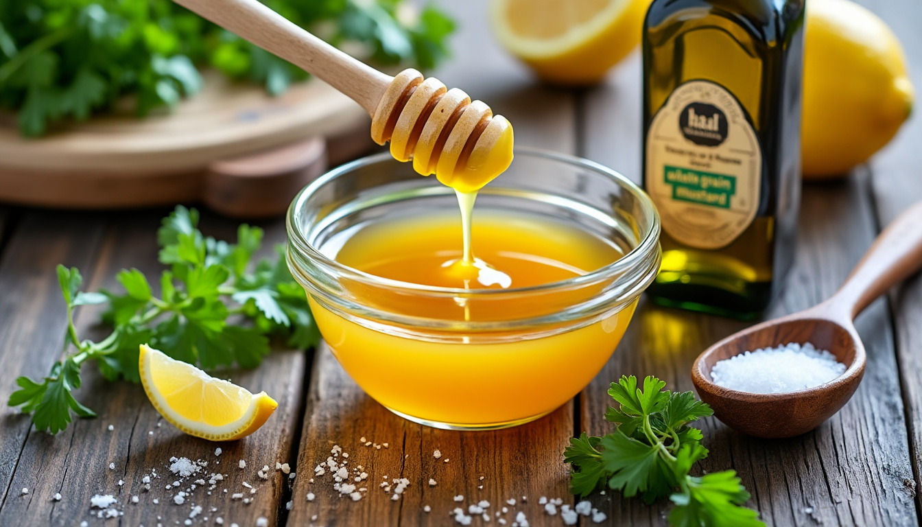 découvrez comment préparer une délicieuse vinaigrette au miel et à la moutarde, le tout en respectant les principes halal. facile et rapide, cette astuce va rehausser vos salades tout en ajoutant une touche sucrée et piquante à vos plats. parfaite pour un repas équilibré et savoureux !