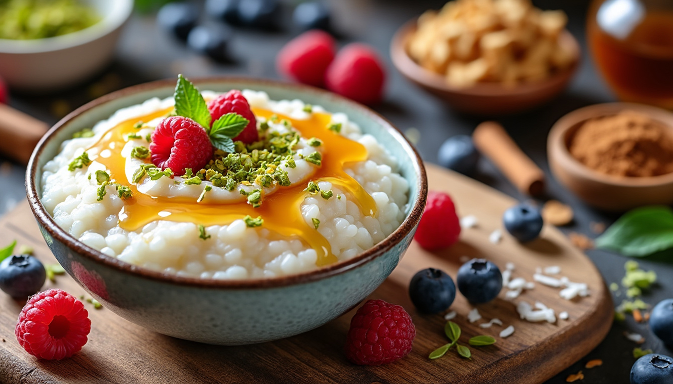 découvrez nos astuces infaillibles pour réussir un délicieux dessert au lait de riz halal. que vous soyez novice ou expert en cuisine, apprenez à concocter des recettes savoureuses et faciles à réaliser, tout en respectant les principes halal. éveillez vos papilles avec des créations sucrées qui raviront vos convives.