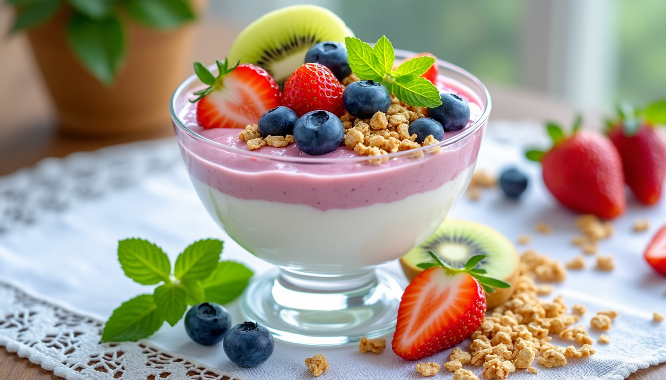 découvrez nos astuces pour préparer un délicieux dessert léger à base de yaourt halal. facile à réaliser, cette recette santé ravira vos papilles et celles de vos invités tout en respectant vos convictions. éveillez votre créativité culinaire avec des saveurs fraîches et équilibrées!