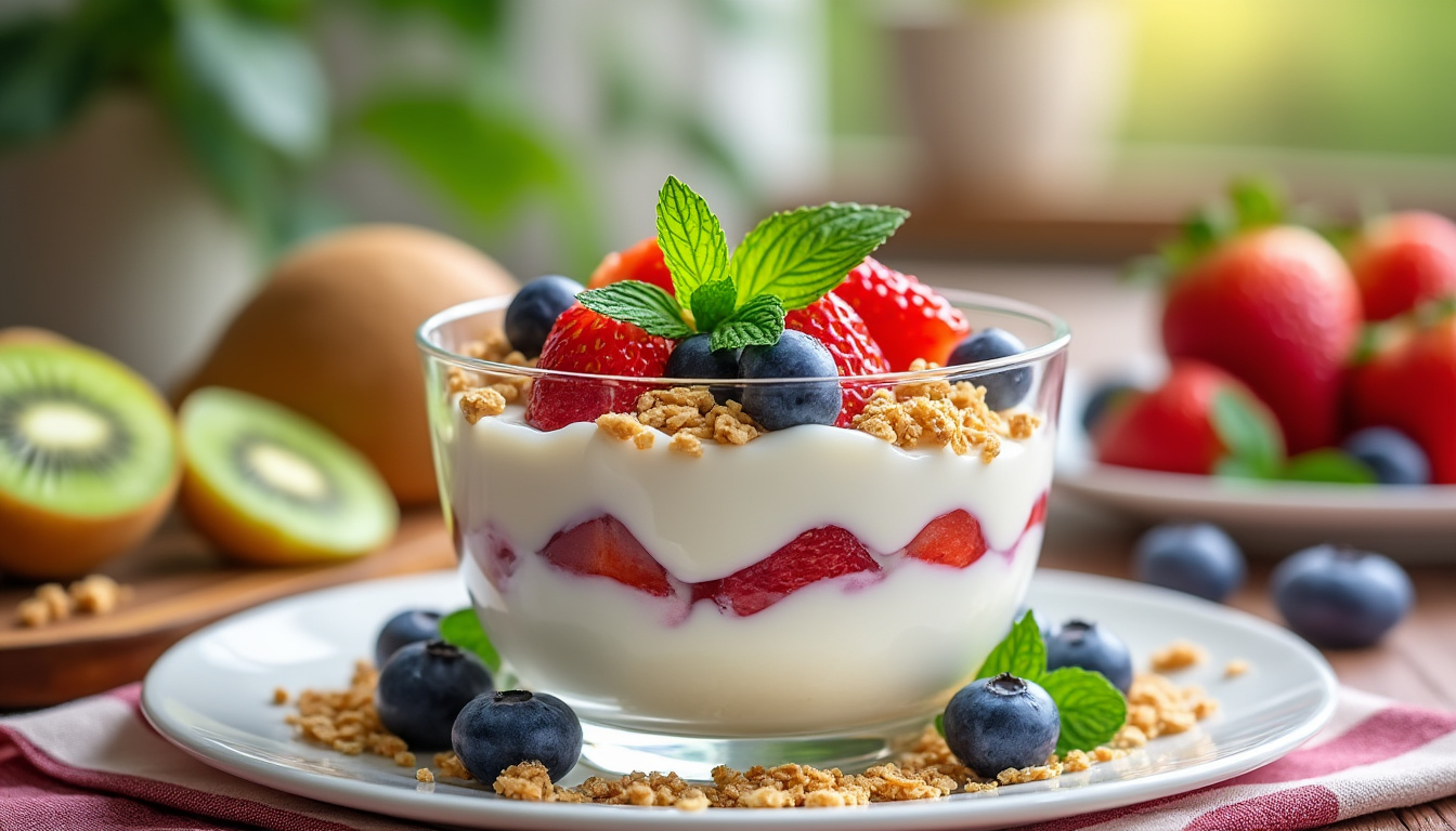 découvrez nos astuces pour préparer un dessert léger à base de yaourt halal, alliant saveurs délicates et légèreté. idéal pour terminer vos repas sur une note sucrée sans culpabilité !