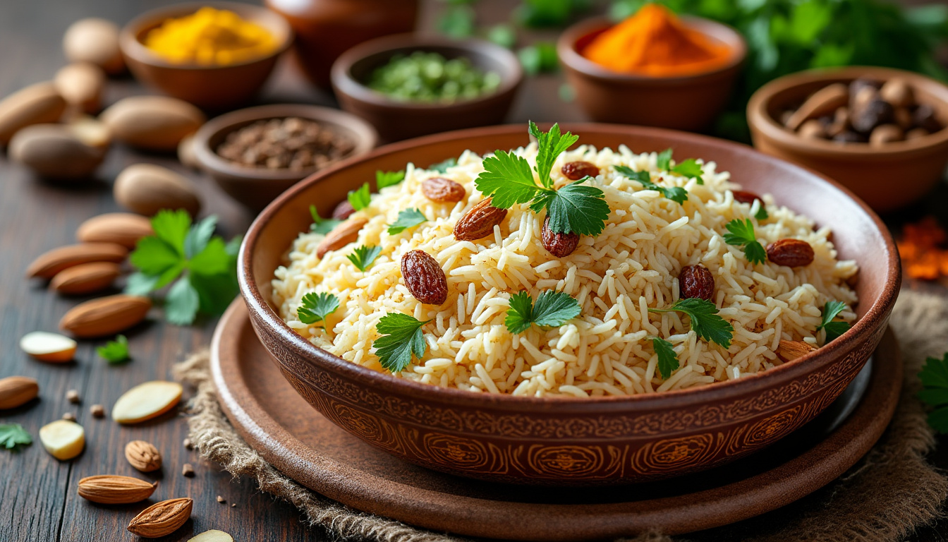 découvrez nos astuces simples et savoureuses pour préparer un riz basmati aux épices orientales halal, qui ravira vos papilles et celles de vos invités. suivez nos conseils pour une cuisson parfaite et une explosion de saveurs!