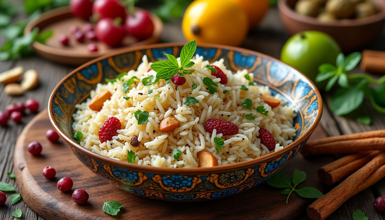 découvrez notre astuce infaillible pour réussir un délicieux riz basmati aux épices orientales, parfaitement halal. apprenez des techniques simples et des combinaisons d'épices qui rehausseront vos plats tout en respectant les traditions culinaires. un régal pour les papilles qui ravira vos convives !