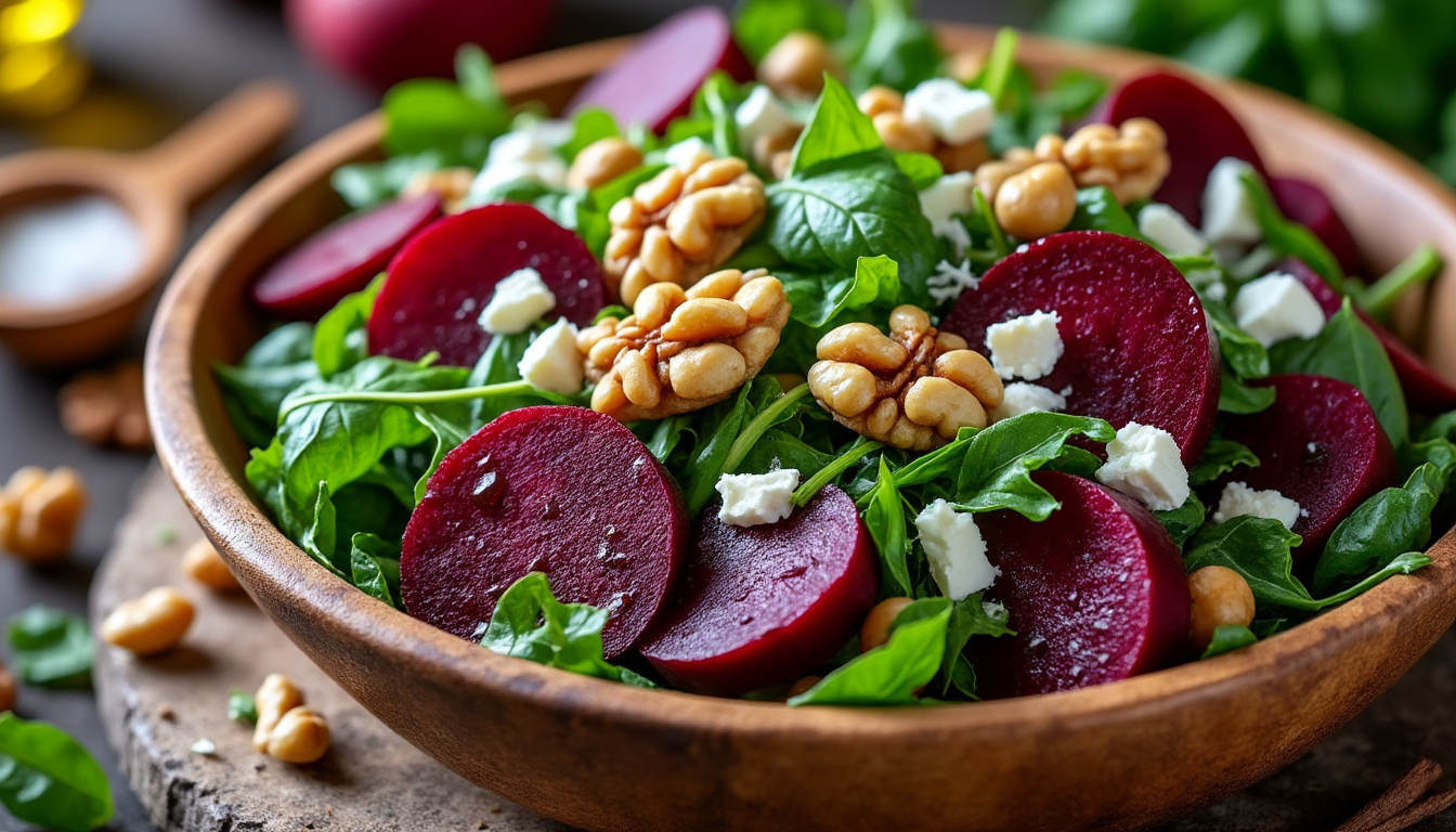 découvrez nos astuces pour réaliser une délicieuse salade de betteraves et noix, parfaitement halal ! suivez nos conseils pour allier saveurs et nutrition dans un plat coloré et sain, idéal pour vos repas en famille ou entre amis.
