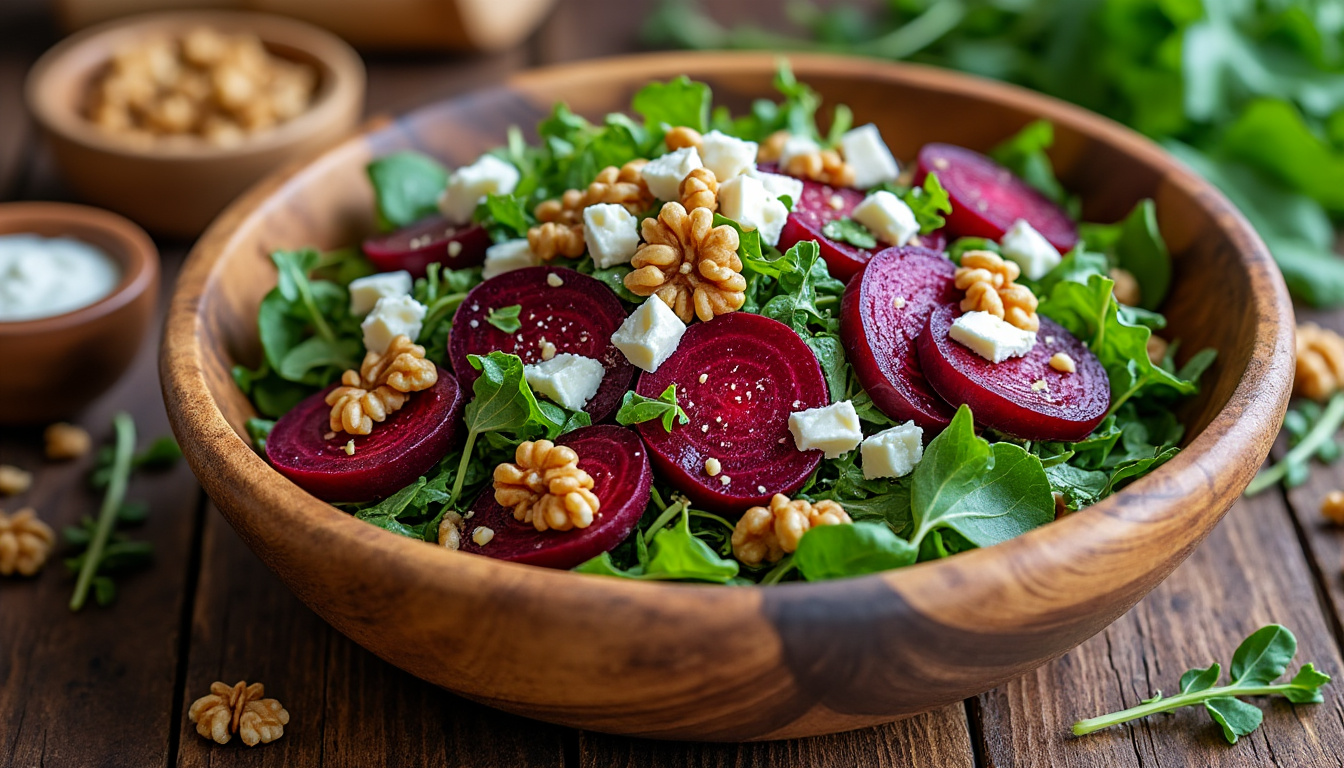 découvrez nos astuces simples et délicieuses pour réussir une salade de betteraves et noix halal, alliant saveurs et santé. parfaite pour vos repas équilibrés, cette recette met en valeur des ingrédients frais et savoureux !