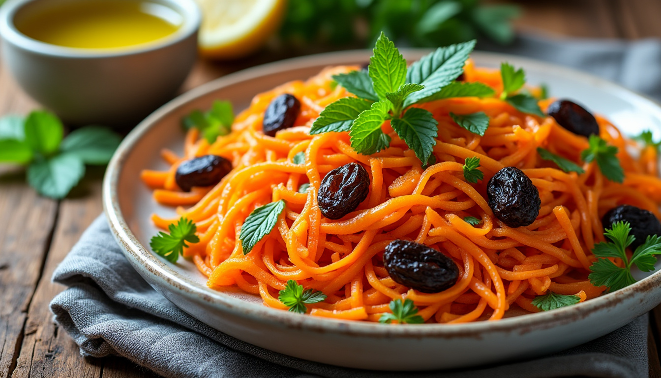 découvrez les meilleures astuces pour réussir une délicieuse salade de carottes et raisins halal. idéale pour accompagner vos plats ou en apéritif, cette recette simple et savoureuse ravira vos convives avec ses saveurs fraîches et colorées.