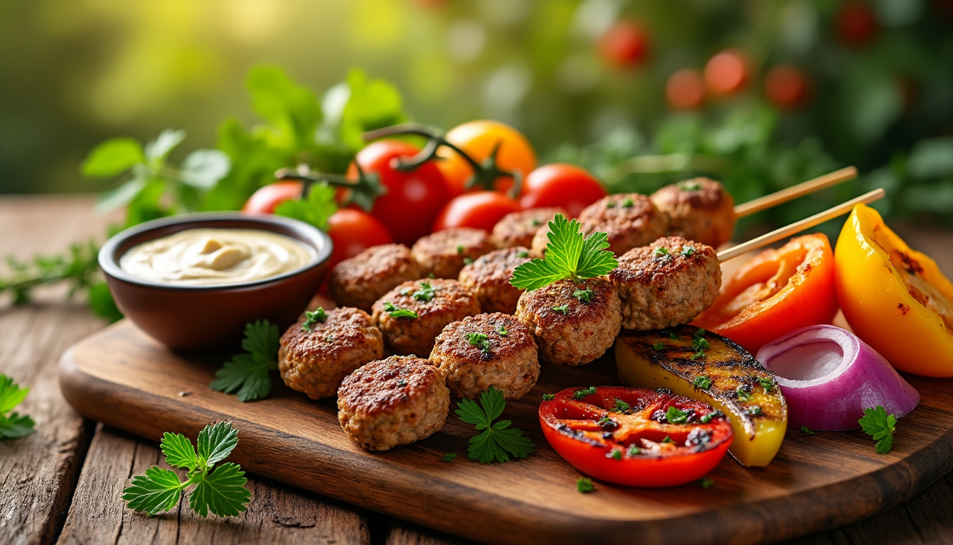 découvrez notre délicieuse recette de brochettes de kefta de dinde halal, parfaite pour un repas savoureux et convivial. faciles à préparer, ces brochettes juteuses allient épices et tendreté, idéales pour vos barbecues ou vos plats en famille.