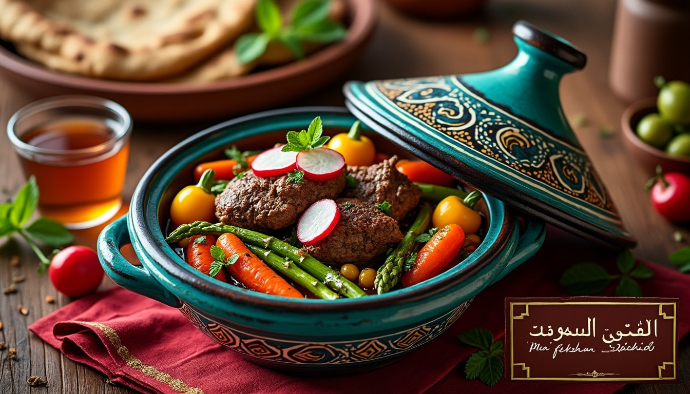découvrez notre délicieuse recette de tajine d'agneau aux légumes du printemps, une préparation halal riche en saveurs. idéale pour partager un repas convivial en famille ou entre amis, ce plat savoureux met en valeur les produits de saison. parfait pour faire voyager vos papilles!