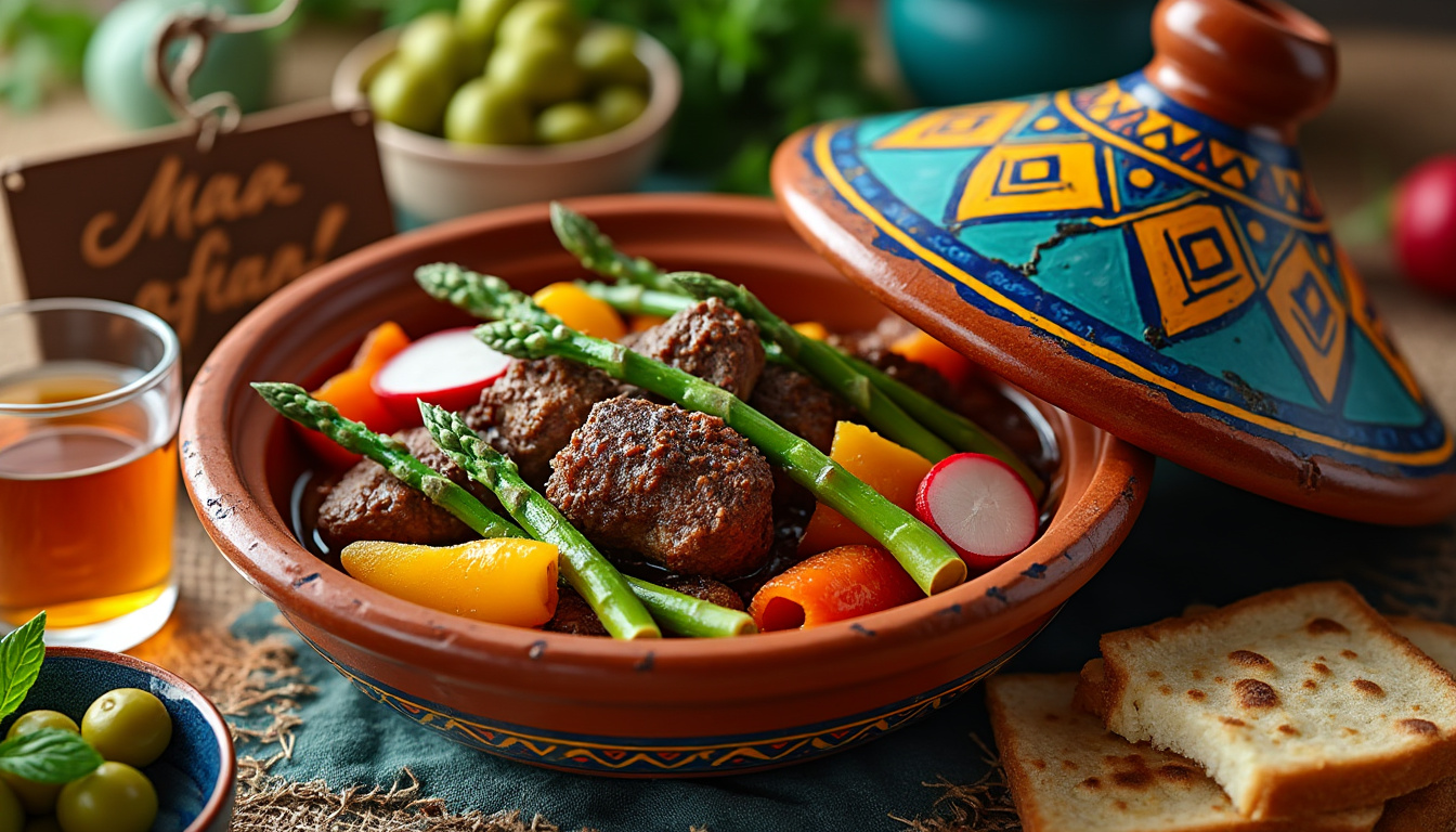 dĂ©couvrez une dĂ©licieuse recette de tajine dâagneau aux lĂ©gumes du printemps, prĂ©parĂ©e selon des traditions halal. savourez un plat savoureux et rĂ©confortant, idĂ©al pour cĂ©lĂ©brer la fraĂźcheur des produits de saison.